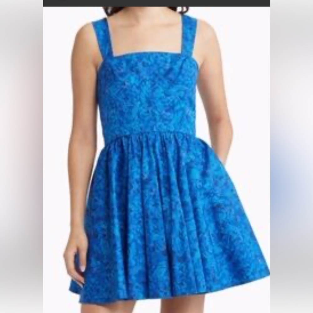 Chelsea28 womens Vibrant Blue mini dress medium - Picture 1 of 8